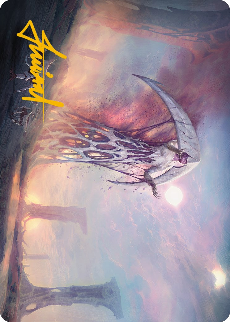 White Sun's Twilight Art Card (Gold-Stamped Signature) [Phyrexia: All Will Be One Art Series]-1