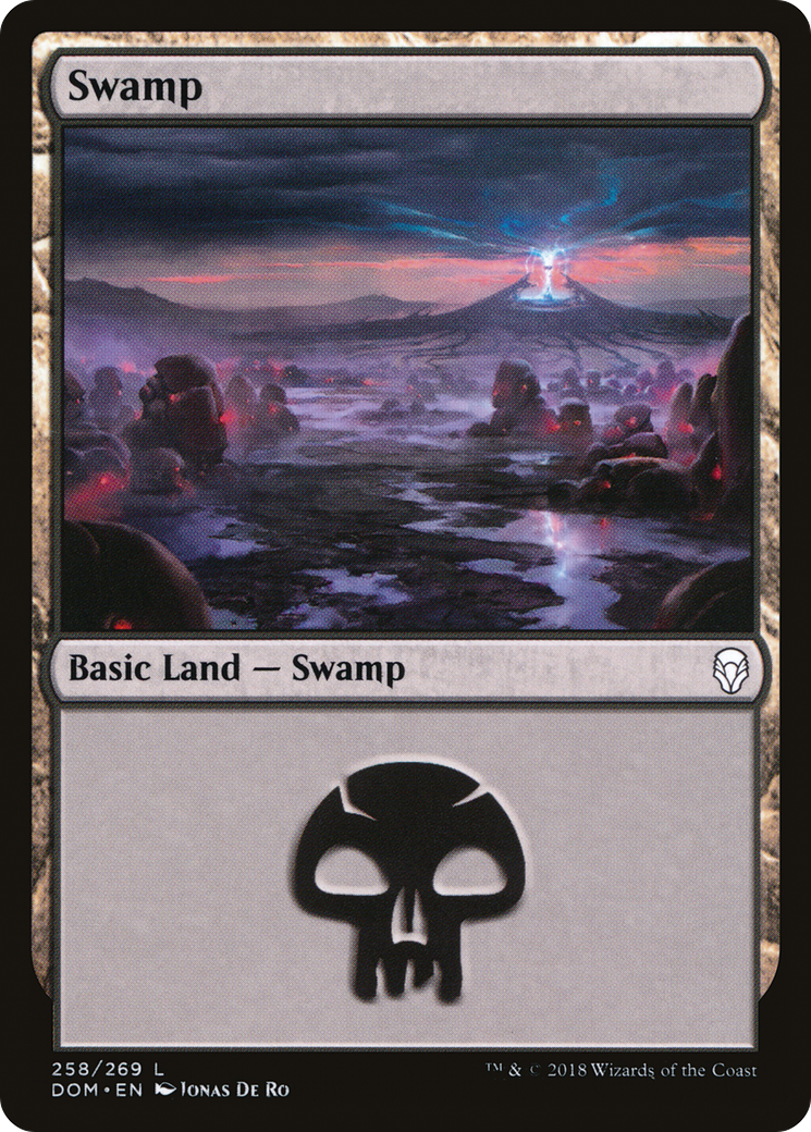 Swamp (258) [Dominaria]-1