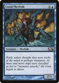 Coral Merfolk [Magic 2014]-1