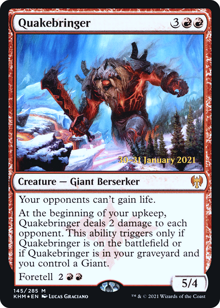 Quakebringer [Kaldheim Prerelease Promos]-1