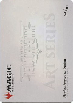 Flawless Forgery // Flawless Forgery (ASNC-054) - New Capenna Art Series (Borderless) Foil-2
