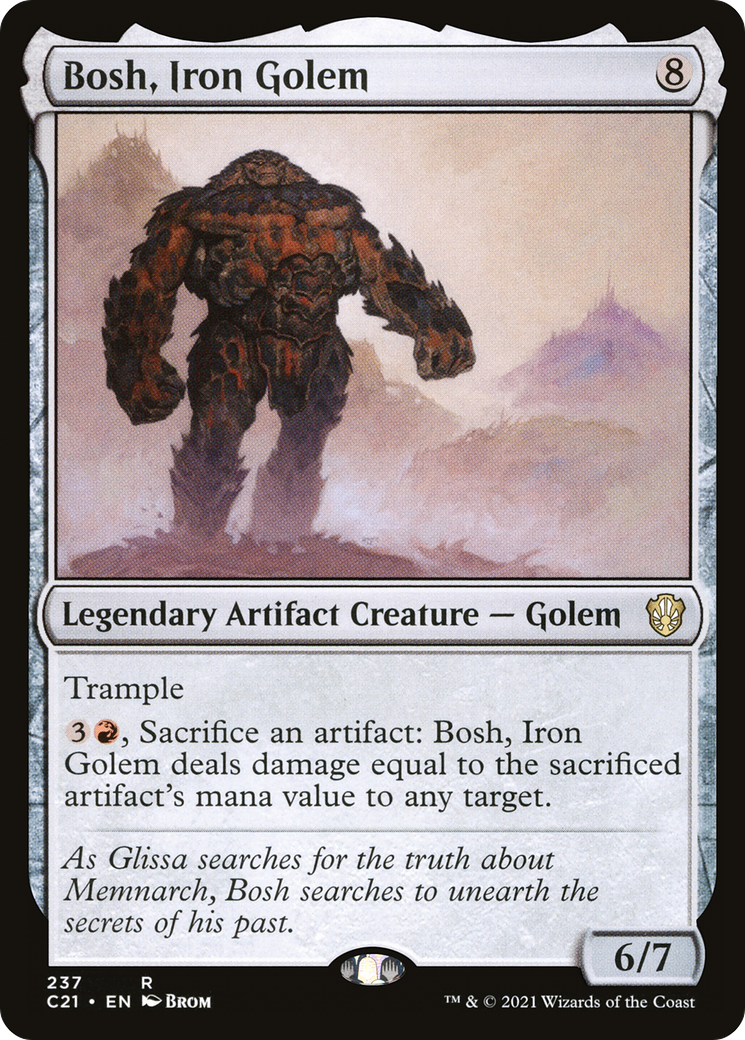 Bosh, Iron Golem [Commander 2021]-1