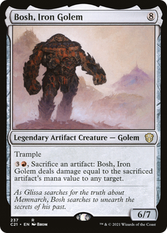 Bosh, Iron Golem [Commander 2021]-1