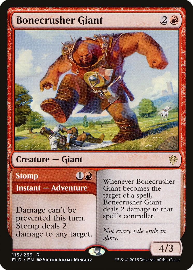 Bonecrusher Giant // Stomp [Throne of Eldraine]-1