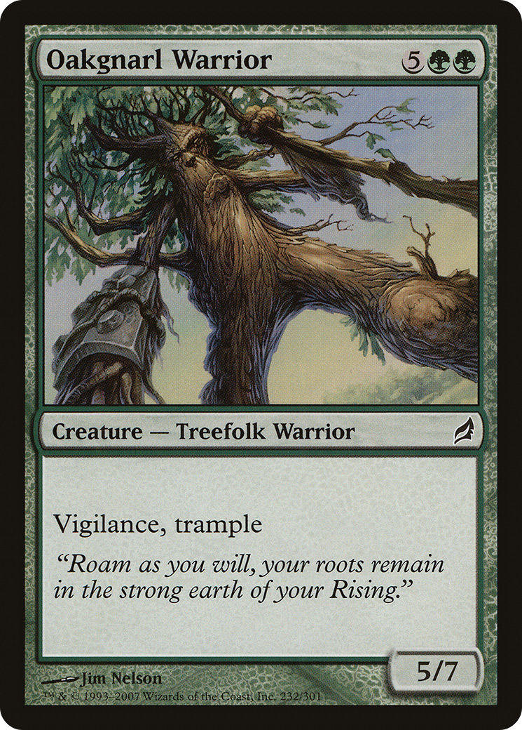 Oakgnarl Warrior [Lorwyn]-1