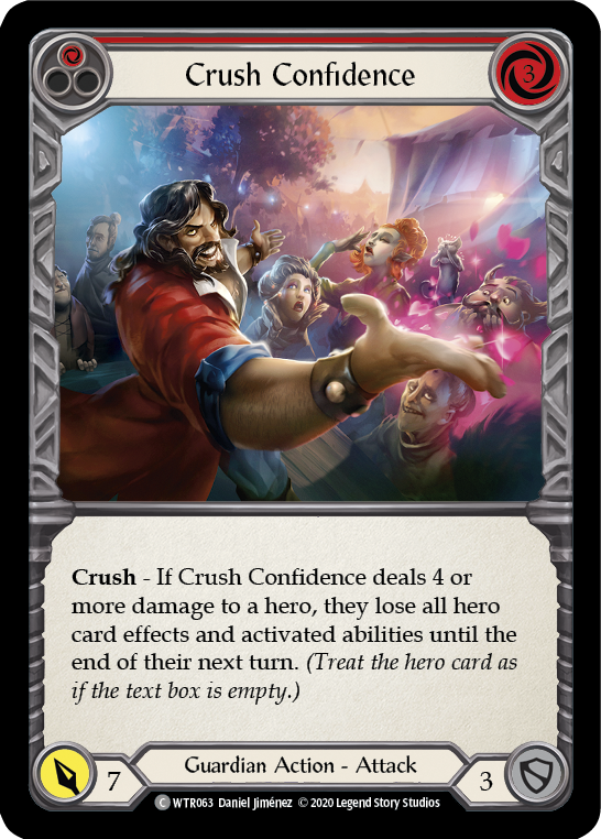 Crush Confidence (Red) [U-WTR063] (Welcome to Rathe Unlimited)  Unlimited Rainbow Foil-2