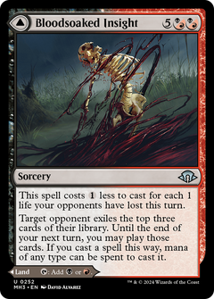 Bloodsoaked Insight // Sanguine Morass [Modern Horizons 3]-3