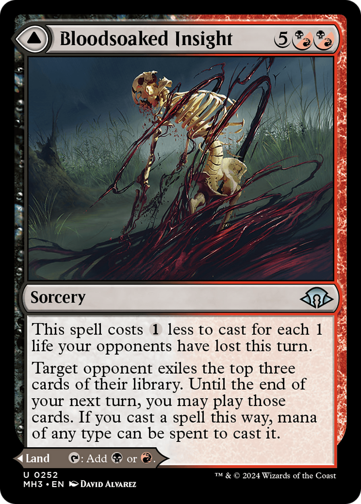 Bloodsoaked Insight // Sanguine Morass [Modern Horizons 3]-3