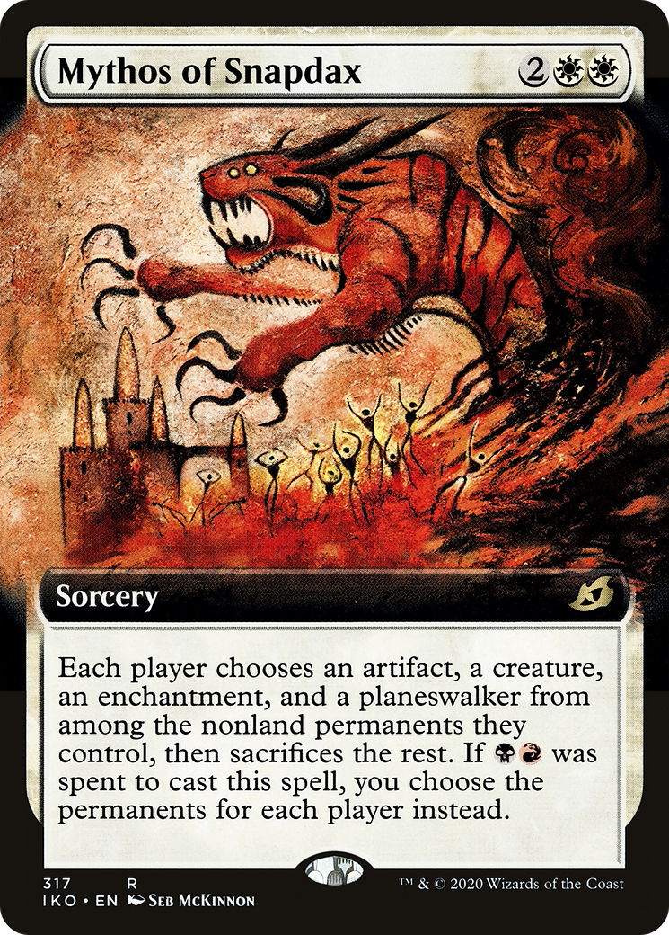 Mythos of Snapdax (Extended Art) [Ikoria: Lair of Behemoths]-1
