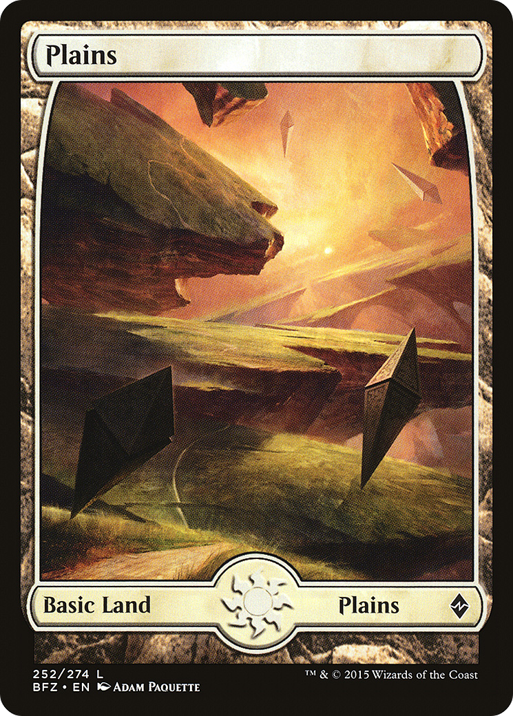 Plains (252) (Full Art) [Battle for Zendikar]-1