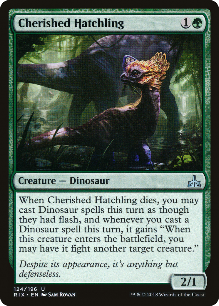 Cherished Hatchling [Rivals of Ixalan]-1