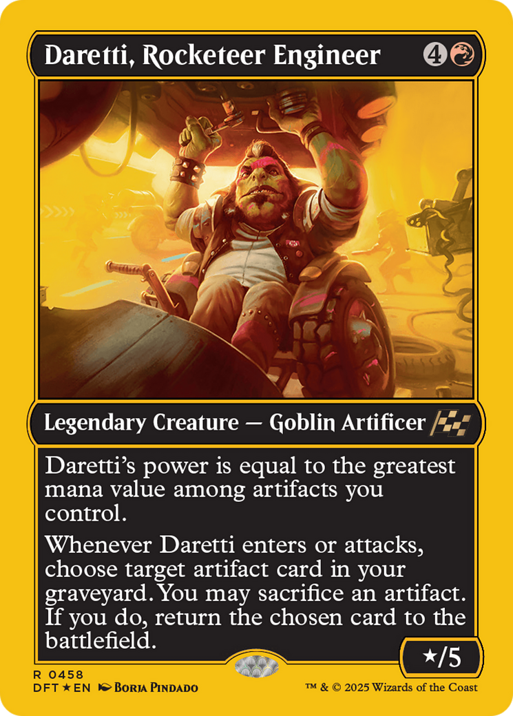 Daretti, Rocketeer Engineer (First-Place Foil) [Aetherdrift]-1