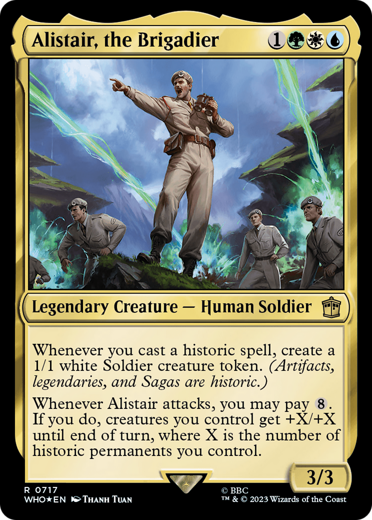 Alistair, the Brigadier (Surge Foil) [Doctor Who]-1