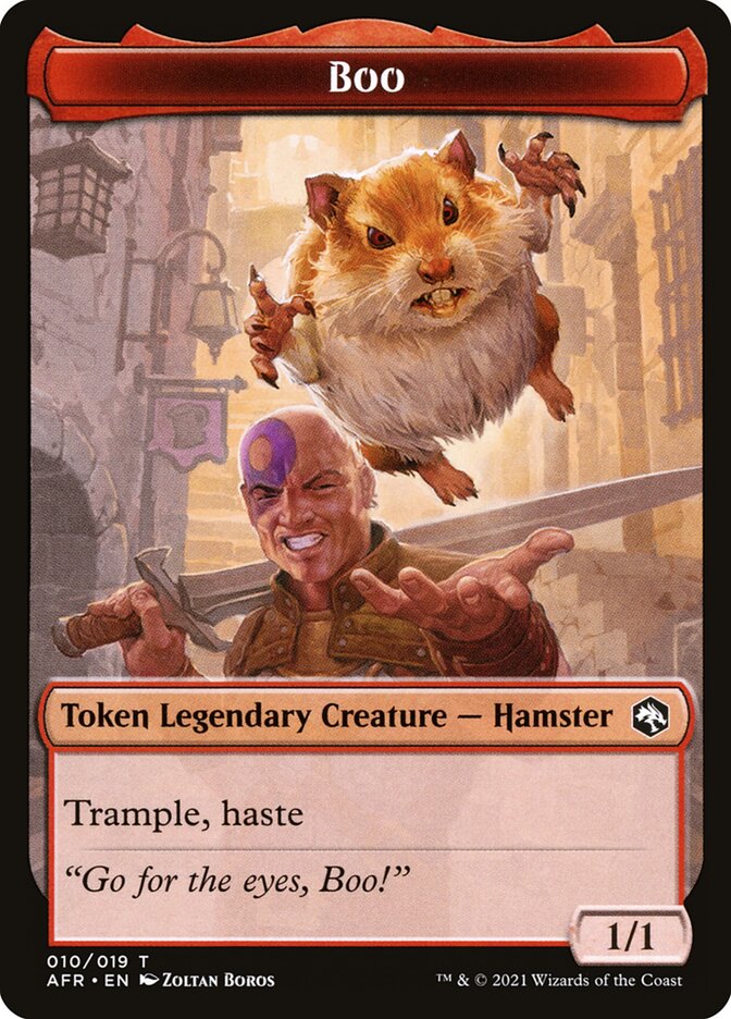 Dog Illusion // Boo Double-Sided Token [Dungeons & Dragons: Adventures in the Forgotten Realms Tokens]-2