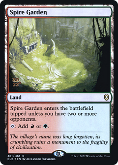 Spire Garden [Commander Legends: Battle for Baldur's Gate Prerelease Promos]-1