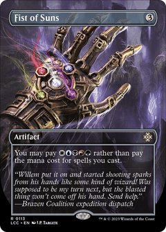 Fist of Suns (Borderless) [The Lost Caverns of Ixalan Commander]-1