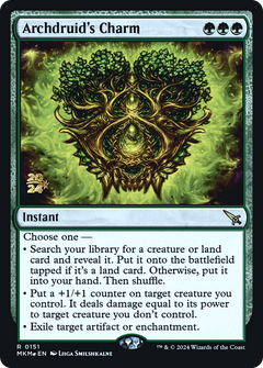 Archdruid's Charm [Murders at Karlov Manor Prerelease Promos]-1