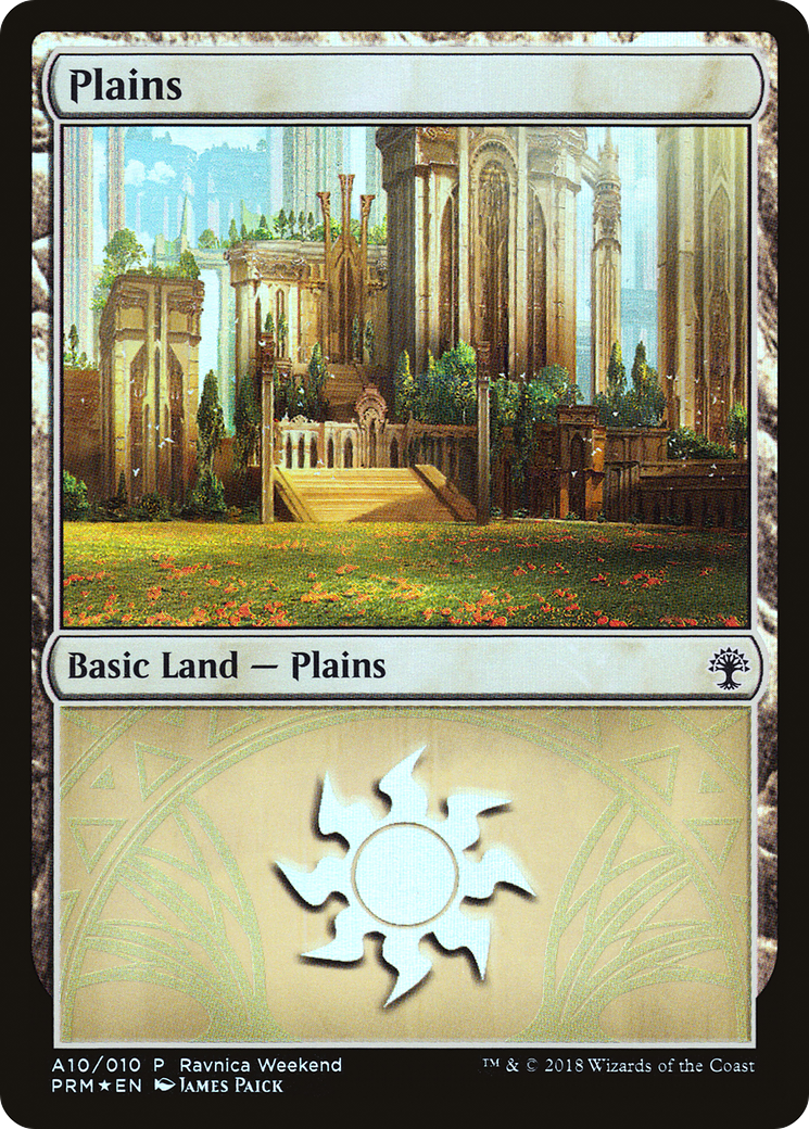 Plains (A10) [Ravnica Allegiance Ravnica Weekend]-1