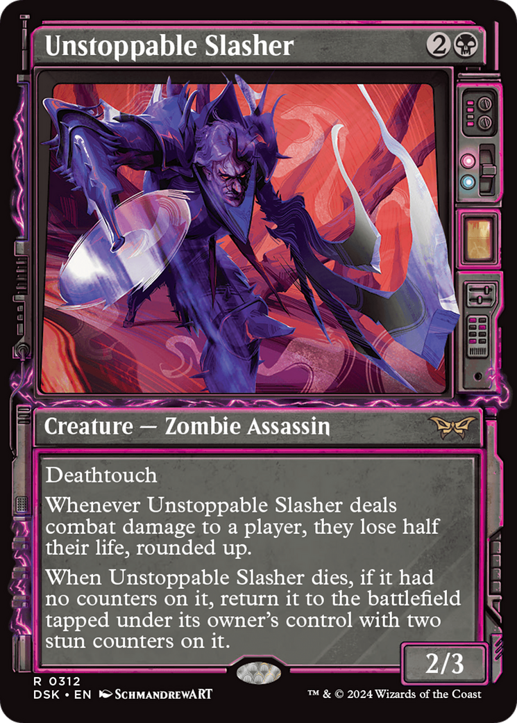 Unstoppable Slasher (Showcase) (DSK-312) - Duskmourn: House of Horror: (Showcase)-1