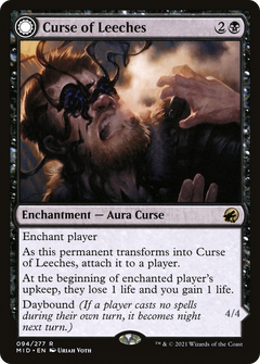 Curse of Leeches // Leeching Lurker [Innistrad: Midnight Hunt]-3