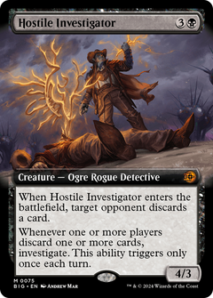Hostile Investigator (Extended Art) [Outlaws of Thunder Junction: The Big Score]-1