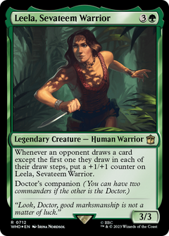Leela, Sevateem Warrior (Surge Foil) [Doctor Who]-1