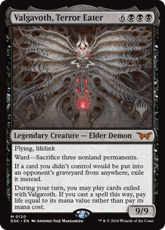 Valgavoth, Terror Eater (PPDSK-120) - Duskmourn: House of Horror Promos-1