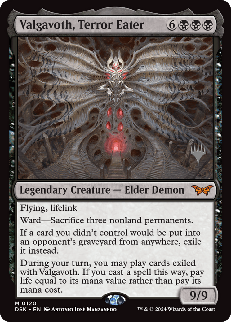 Valgavoth, Terror Eater (PPDSK-120) - Duskmourn: House of Horror Promos-1