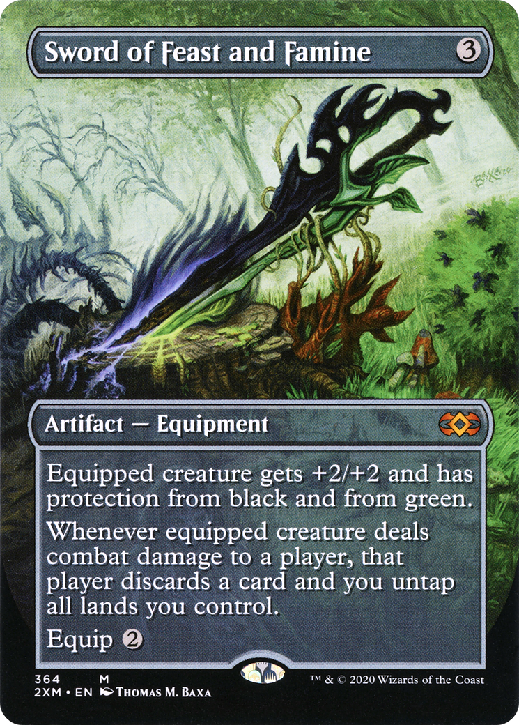 Sword of Feast and Famine (Toppers) [Double Masters]-1