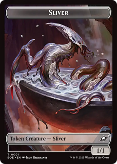 Robot // Sliver Double-Sided Token [Edge of Eternities Tokens]-1