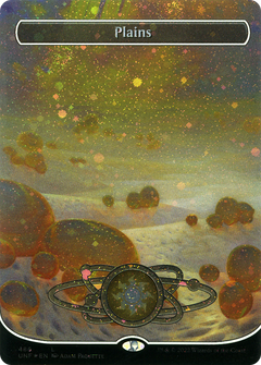 Plains (486) (Planetary Space-ic Land) (Galaxy Foil) [Unfinity]-1
