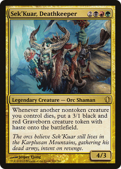 Sek'Kuar, Deathkeeper [Commander 2013]-1