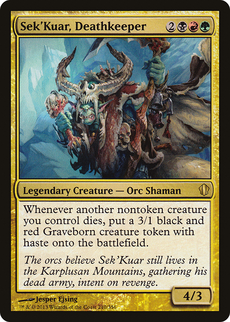 Sek'Kuar, Deathkeeper [Commander 2013]-1