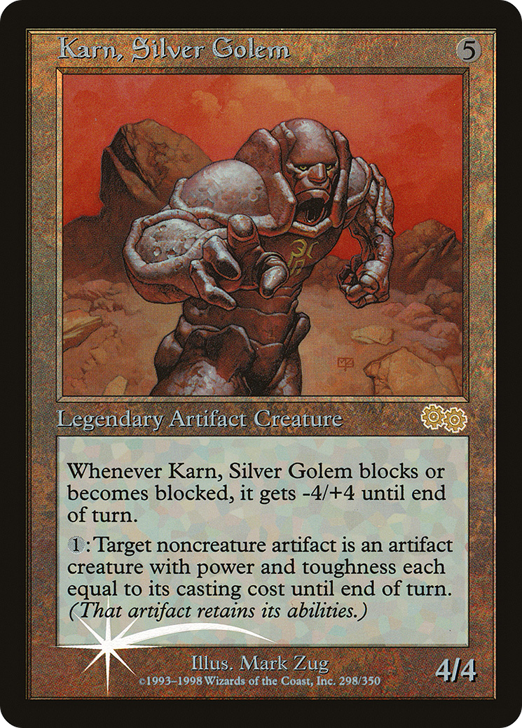 Karn, Silver Golem [Arena League 1999]-1