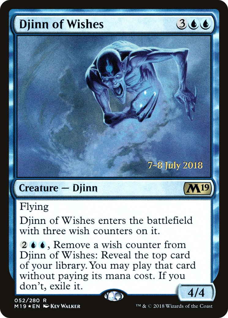 Djinn of Wishes [Core Set 2019 Prerelease Promos]-1