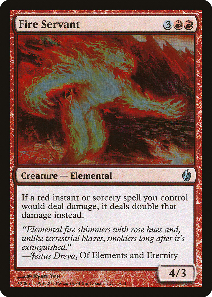 Fire Servant [Premium Deck Series: Fire and Lightning]-1