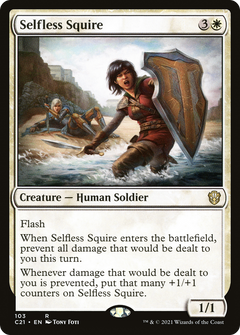 Selfless Squire [Commander 2021]-1