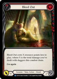 Bleed Out (Red) [OUT145] (Outsiders)  Rainbow Foil-2