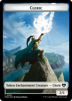 Cleric (TCMM-062) - Commander Masters Tokens-1