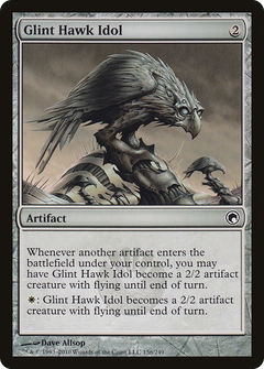 Glint Hawk Idol [Scars of Mirrodin]-1