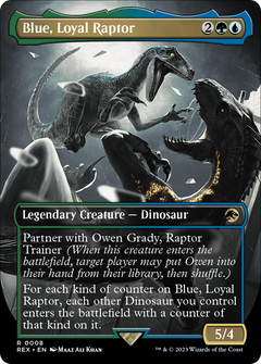 Blue, Loyal Raptor (Borderless) [Jurassic World Collection]-1