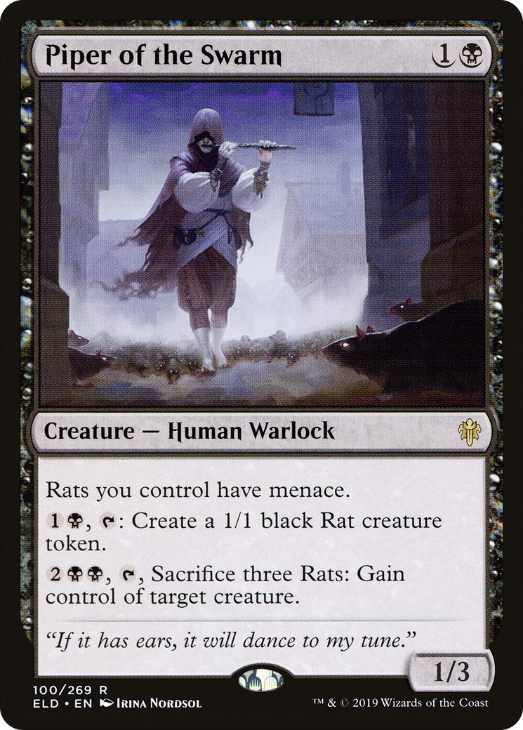 Piper of the Swarm (100/269) [Throne of Eldraine]-1