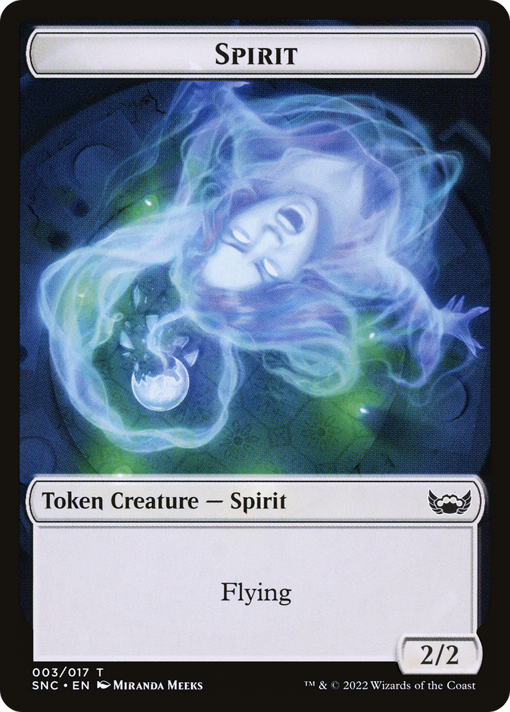 Spirit (TSNC-003) - Streets of New Capenna Tokens-1