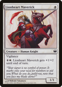Lionheart Maverick [Duel Decks: Knights vs. Dragons]-1