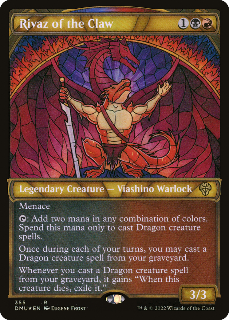 Rivaz of the Claw (Showcase Textured) [Dominaria United]-1