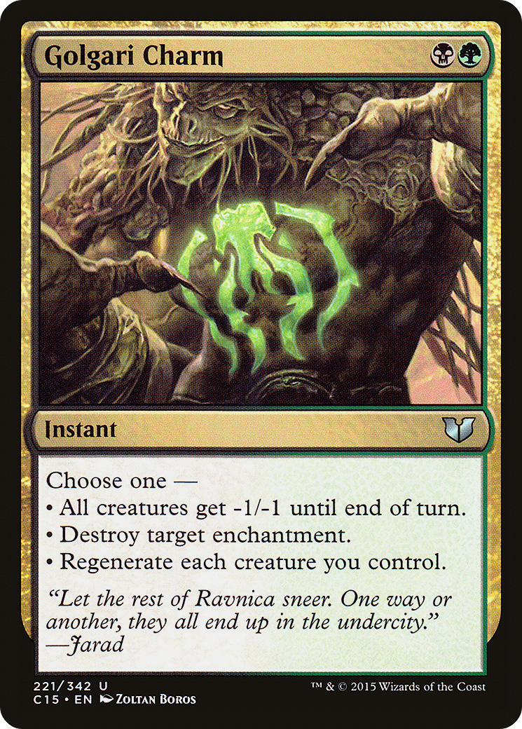 Golgari Charm [Commander 2015]-1