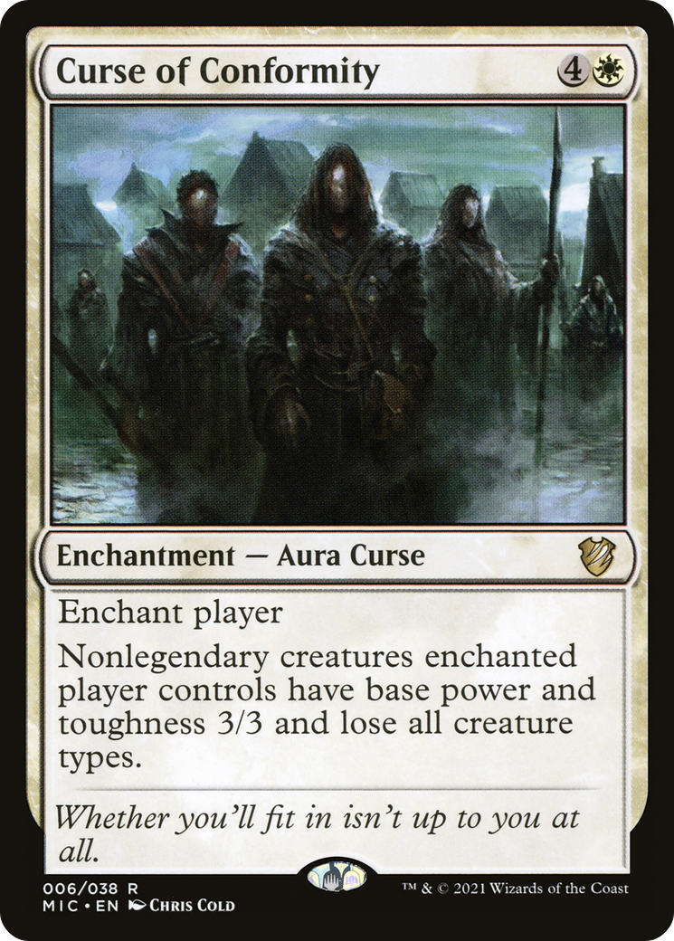 Curse of Conformity [Innistrad: Midnight Hunt Commander]-1