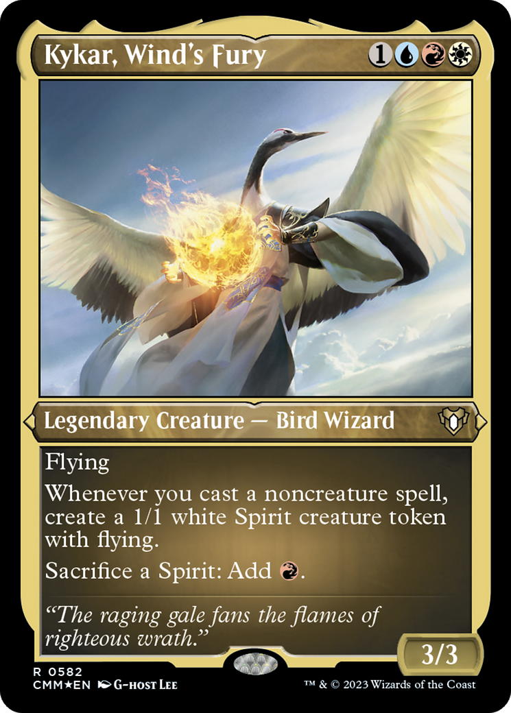 Kykar, Wind's Fury (Foil Etched) [Commander Masters]-1