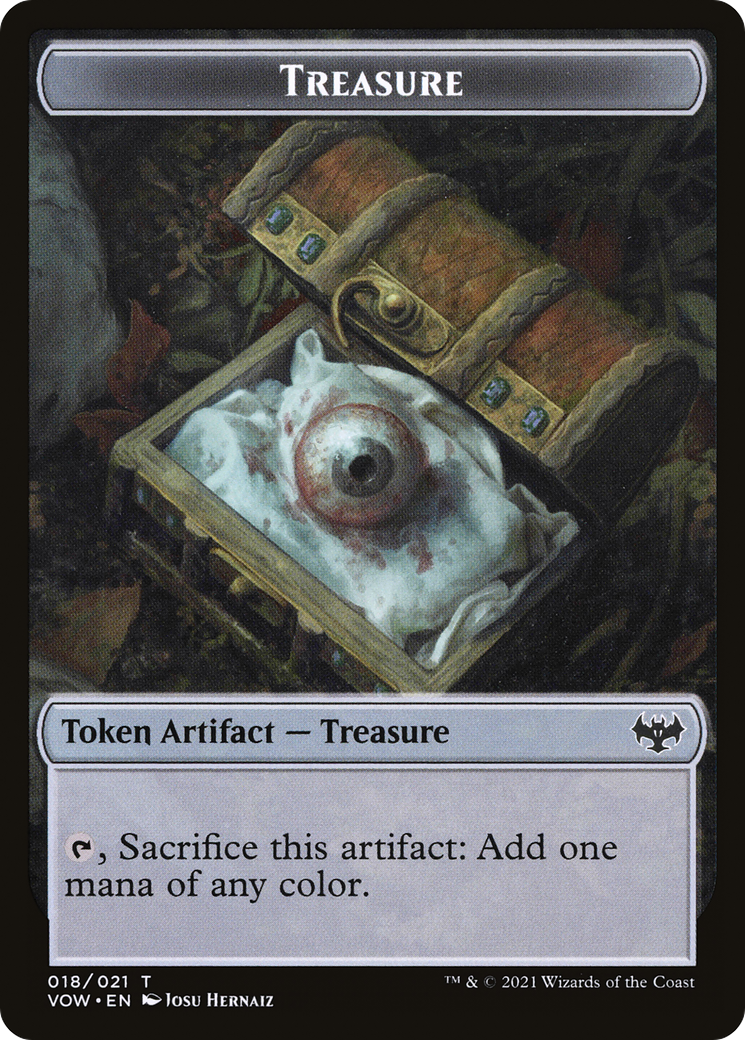 Treasure (TVOW-018) - Innistrad: Crimson Vow Tokens Foil-1