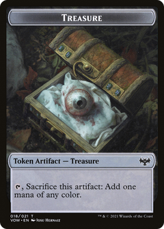 Treasure (TVOW-018) - Innistrad: Crimson Vow Tokens Foil-1